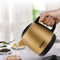 Чайник электрический маленький КТ-6111 - 1 л