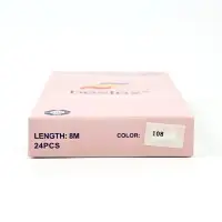 Нитки мулине Bestex, оранжевый цвет (108), 24 шт. в уп.