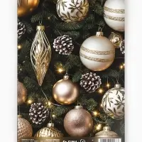 Открытка &laquo;Счастья в Новом году!&raquo;, глиттер, 12&times;18 см