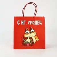 Набор пакетов подарочных &laquo;Новогодний праздник&raquo; 5 шт., 22&times;22&times;11 см
