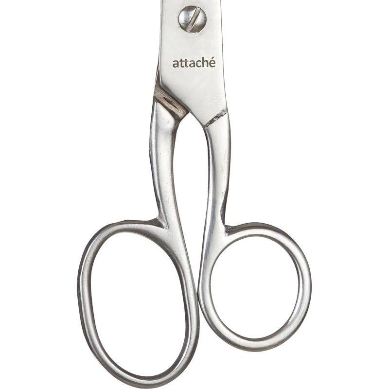 Ножницы Attache Metal 155 мм, ассиметричные ручки,цельнометаллические