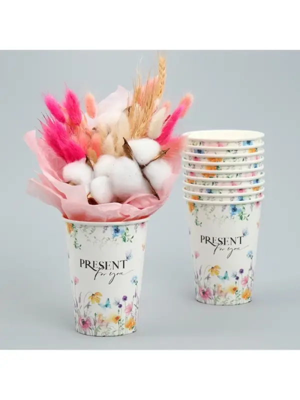 Стакан для цветов «Акварель», 350 мл