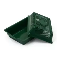 Туалет глубокий с сеткой 36&times;25&times;9 см, зеленый