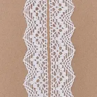 Кружево вязаное, 32 мм &times; 10 &plusmn; 1 м, цвет белый