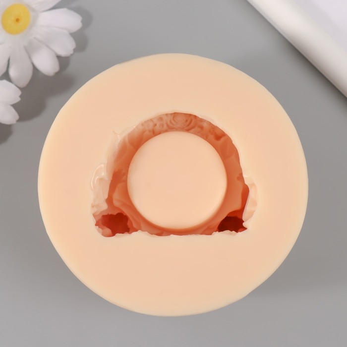 Молд силикон Молд силикон "Подсвечник Ангелочек" 5,5х9х7 см МИКС