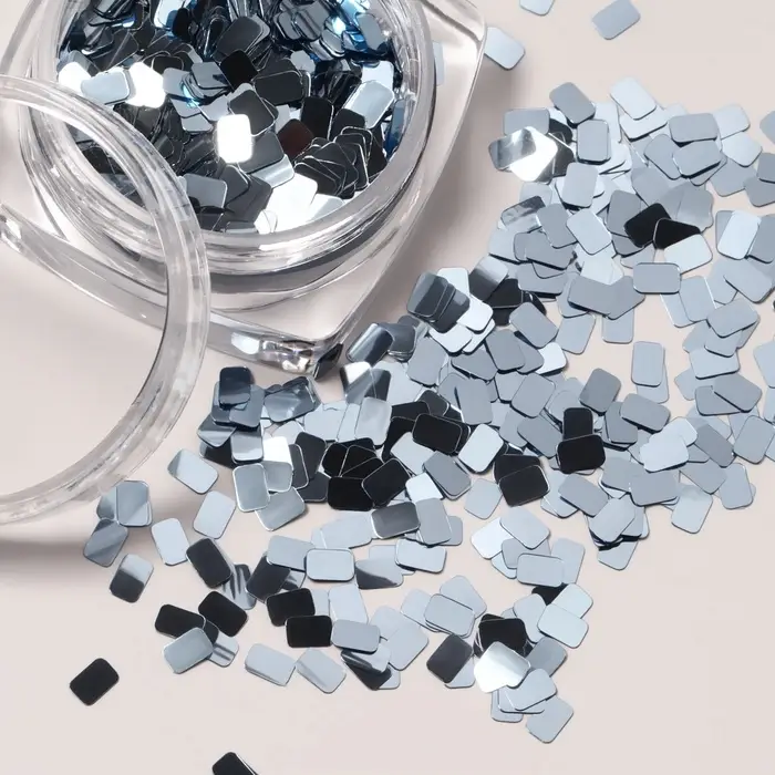 Пайетки для декора «Диско», серебристые Пайетки для декора «Диско», серебристые