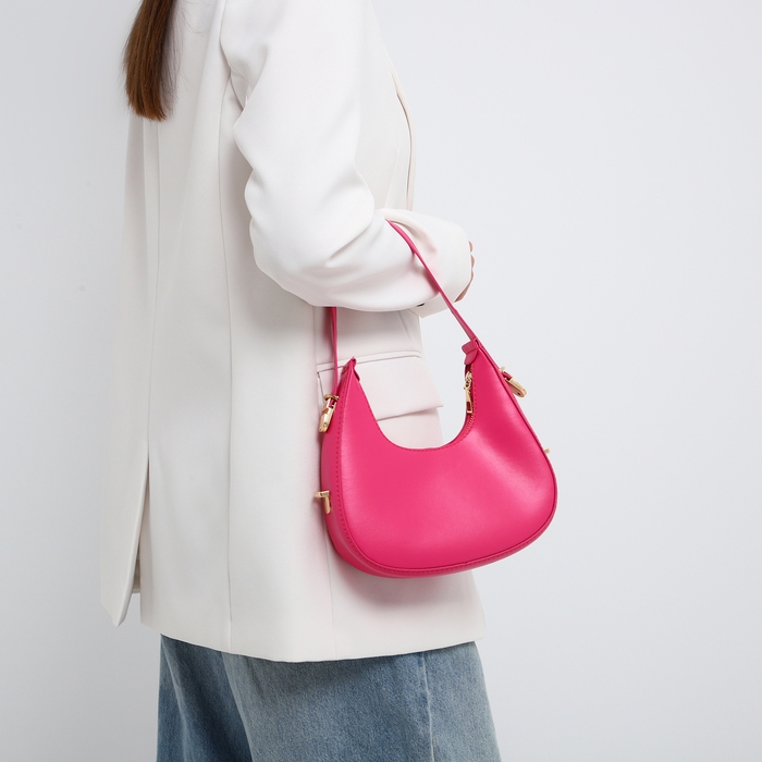 Сумка женская на молнии, цвет розовый Сумка женская на молнии, цвет розовый