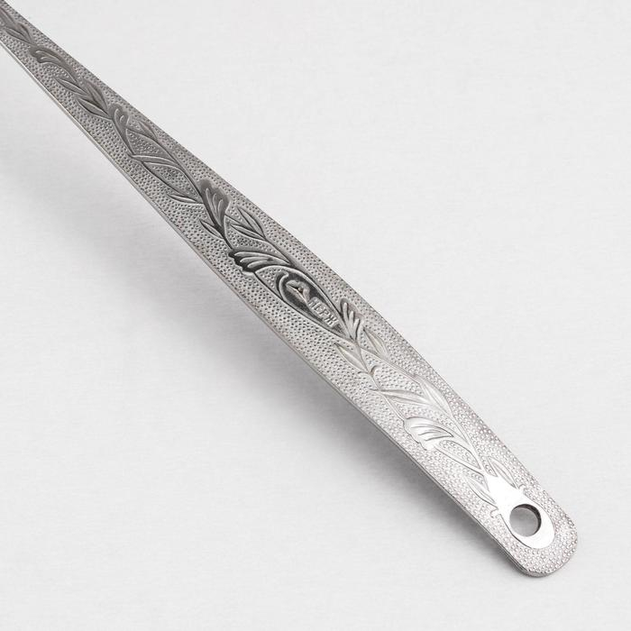 Половник для компота «Уралочка», d=6,2 см, толщина 2 мм, длина 26,5 см, упрощённая обработка Половник для компота «Уралочка», d=6,2 см, толщина 2 мм, длина 26,5 см, упрощённая обработка