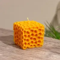 Свеча &laquo;Соты&raquo;, 5&times;5&times;5 см, соевый воск, МИКС
