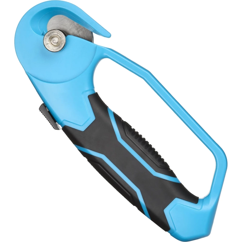 Нож раскройный Topfort роликовый, 45мм лезвие,ABS+TPR,гарда