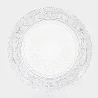Блюдо Paşabah&ccedil;e Konya, d=35.4 см, стекло, прозрачное