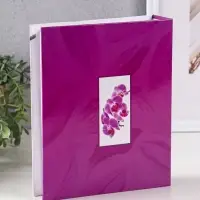 Фотоальбом 200 фото 10X15см, "Орхидея", ПП карм. Фотоальбом 200 фото 10X15см, "Орхидея", ПП карм.