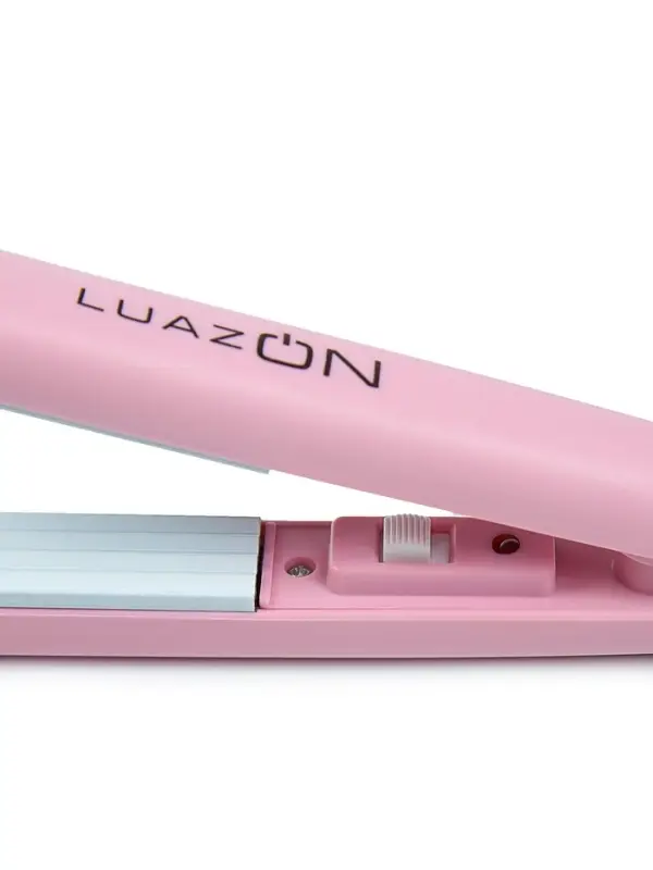 Щипцы-гофре Luazon LW-26, мини, 25 Вт, керамическое покрытие, 65&times;15 мм, до 160 &deg;C, розовые