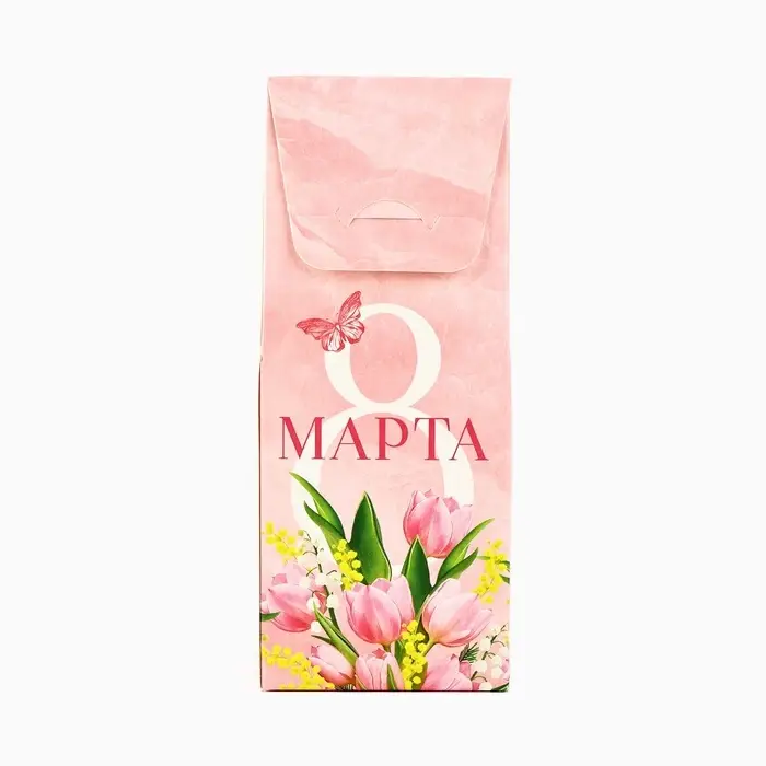 Коробка складная «8 Марта», 14 х 5.5 х 3.5 см Коробка складная «8 Марта», 14 х 5.5 х 3.5 см