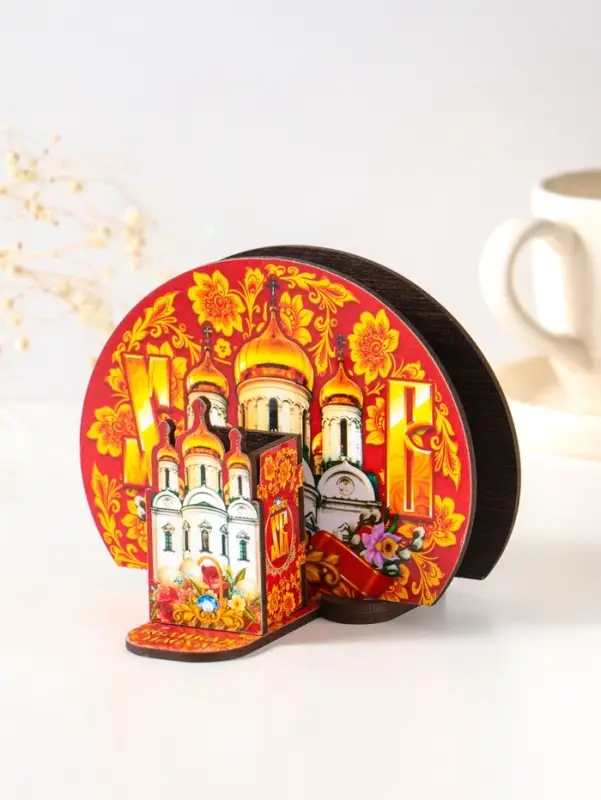 Набор пасхальный салфетница+подставка под зубочистки №3 ,10х12,8х5 см/ 3,7х5,7х7 см