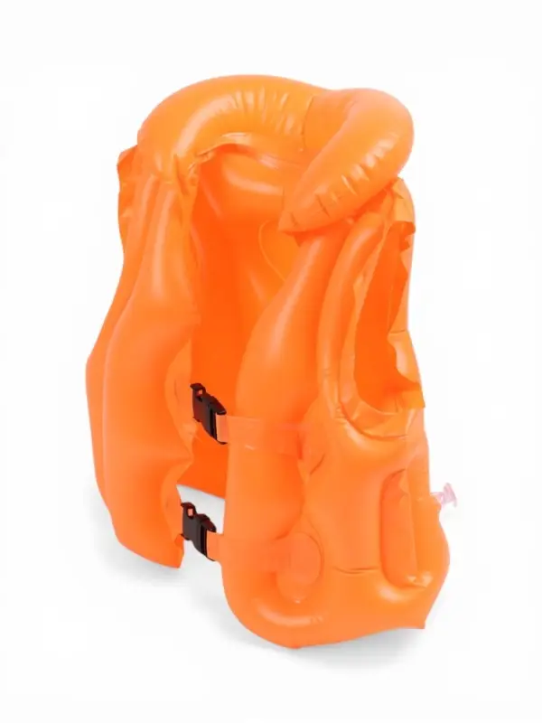 Жилет для плавания, размер М, цвет оранжевый