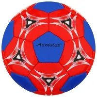 Футбольный мяч ONLYTOP, машинная сшивка, 32 панели, р. 2, PVС, МИКС