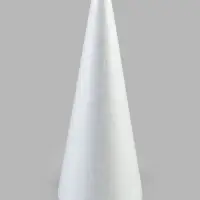 Конус из пенопласта, размер 20&times;8 см, 1 шт.