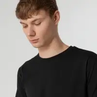 Футболка унисекс T-Bolka 160, черная, размер XXXL
