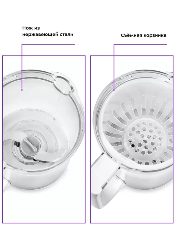 Кухонный блендер измельчитель с чашей КТ-2320 - 500 Вт Кухонный блендер измельчитель с чашей КТ-2320 - 500 Вт