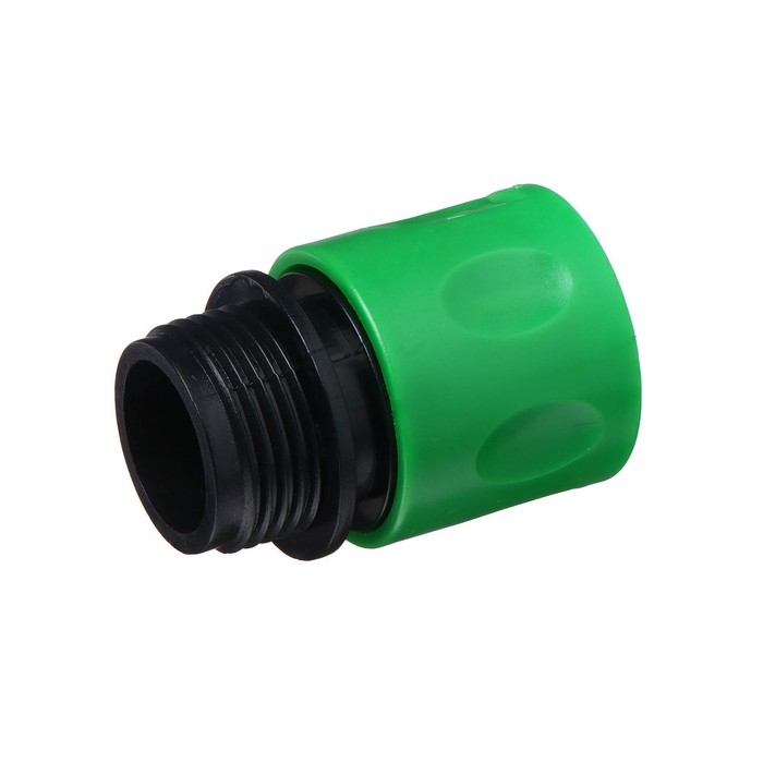 Коннектор, наружная резьба 3/4 Коннектор, наружная резьба 3/4", быстросъёмное соединение, пластик, Greengo