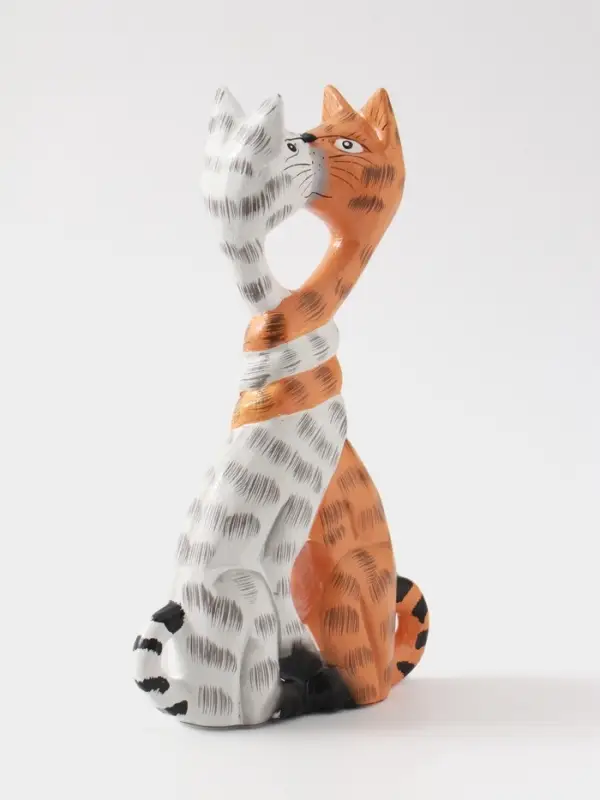 Сувенир &laquo;Целующиеся коты&raquo;, 19&times;4&times;11 см, дерево