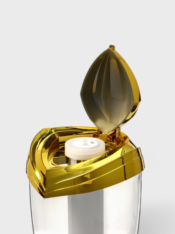 Башня пивная «Вавилон голд», 3 л, ёмкость для льда, подсветка, пластик, золотистый Башня пивная «Вавилон голд», 3 л, ёмкость для льда, подсветка, пластик, золотистый