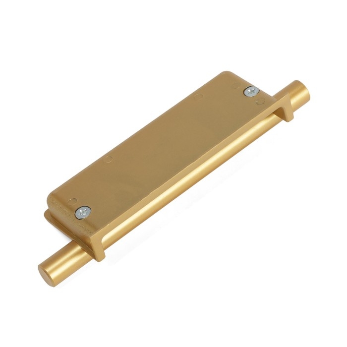 Ручка врезная,  Ручка врезная, "Hidden", мо 96 мм, цвет сатиновое золото