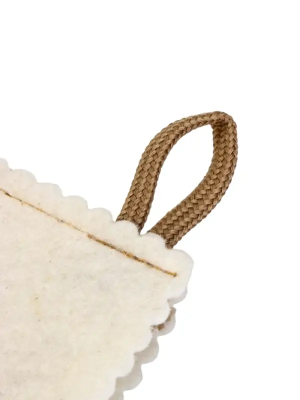 Рукавица для бани вышивка Рукавица для бани вышивка "Лучший банщик", белая