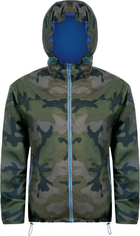 Ветровка Skate камуфляж с синим, размер XS Ветровка Skate камуфляж с синим, размер XS