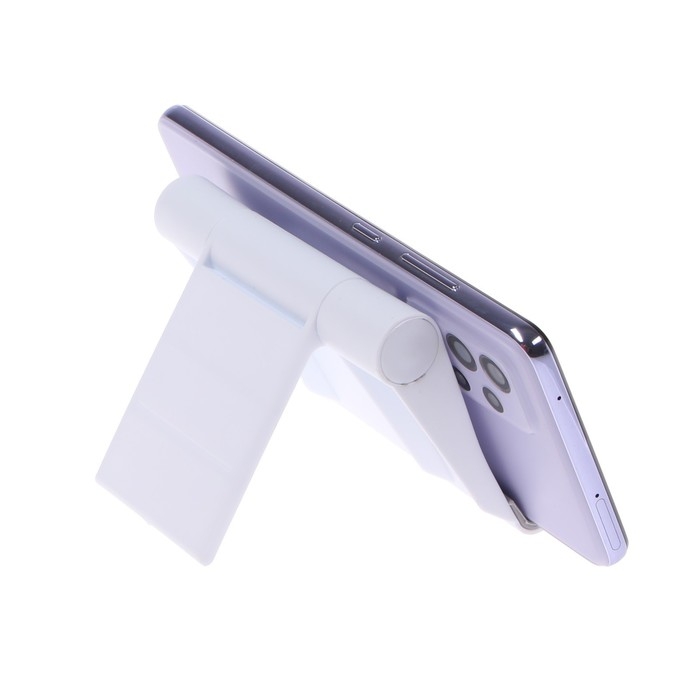 Подставка для телефона Luazon, складная, регулируемая высота, белая Подставка для телефона Luazon, складная, регулируемая высота, белая