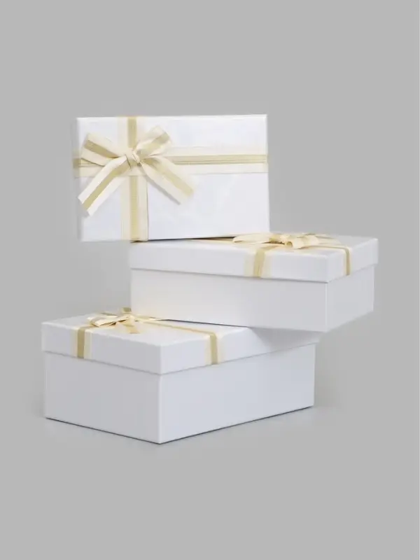 Набор подарочных коробок 3 в 1, прямоугольные 23&times;16&times;9.5 21&times;14&times;8.0 19&times;12&times;6.5 см