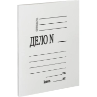 Скоросшиватель картон. ДЕЛО 360г/м2 немелов 1496181, 1496130, 1496159