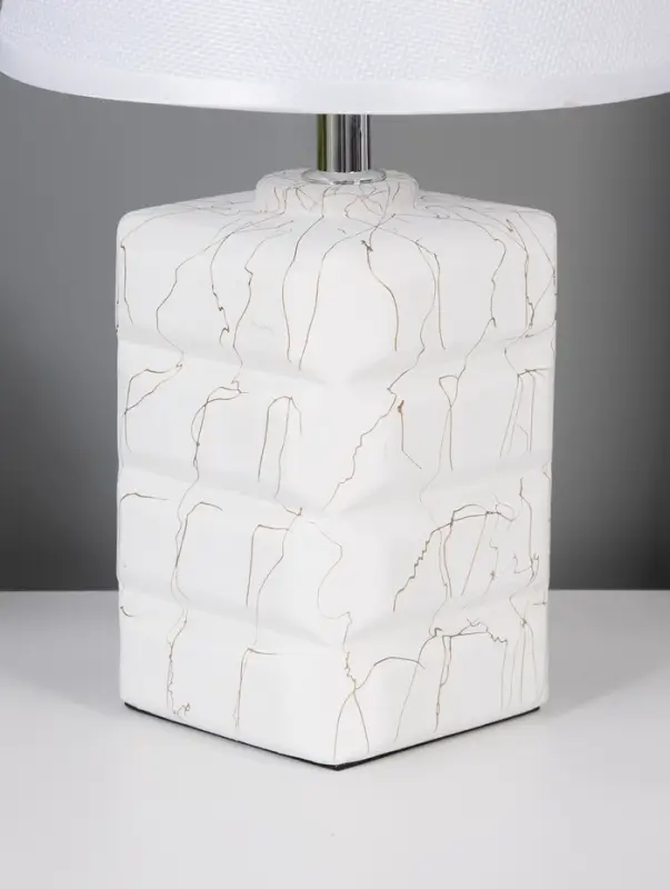 Лампа настольная &laquo;Луминель&raquo; E14, 1х40Вт, белый, RISALUX