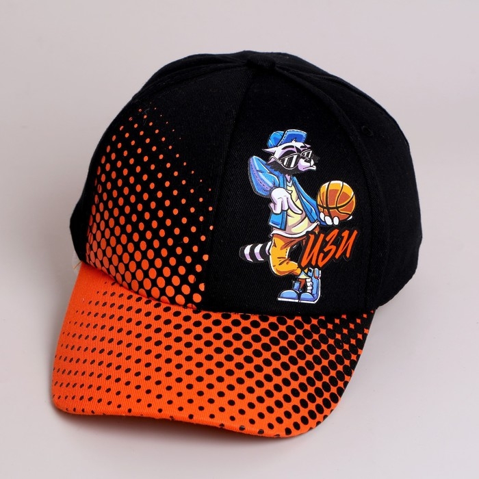 Кепка детская для мальчика «Изи», цвет чёрный, р-р 54 Кепка детская для мальчика «Изи», цвет чёрный, р-р 54