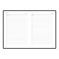 Ежедневник недатированный А5 145 х 205 мм Leader бордовый 272 стр. 3-129/07