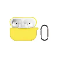 Чехол для AirPods Pro 3 с карабином №14 Yellow