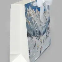 Подарочный пакет &laquo;Зима&raquo;, с лентой 40 &times; 31 &times; 11,5 см