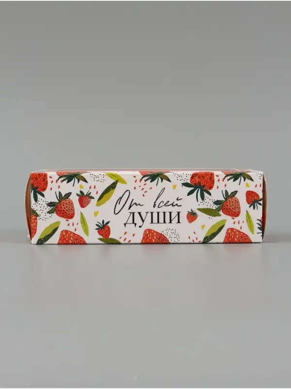 Коробка подарочная с окном &laquo;От всей души&raquo;, 18&times;5.5&times;5.5 см, самосборная