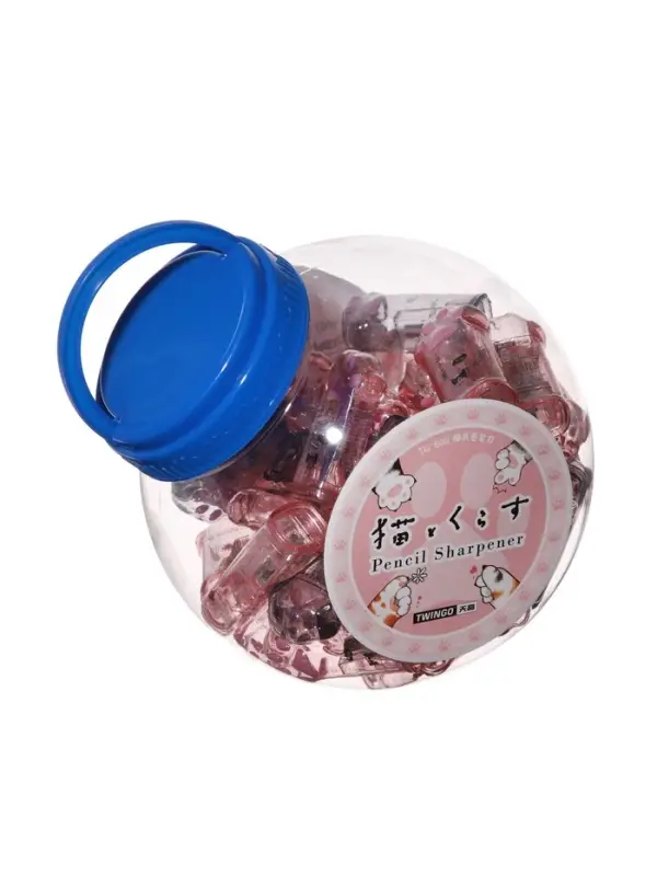 Точилка &laquo;Лапка&raquo;, с контейнером, МИКС