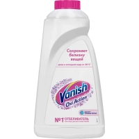 Отбеливатель VANISH OXI Action Крист.белизна Пятн-ль,отб.сп.д/бел ткан. 1л