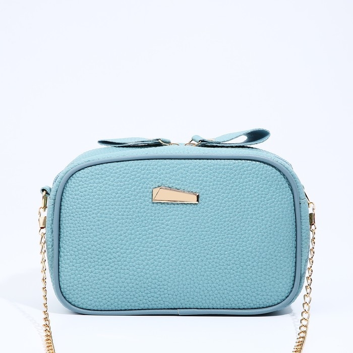 Сумка кросс-боди на молнии, цвет голубой Сумка кросс-боди на молнии, цвет голубой