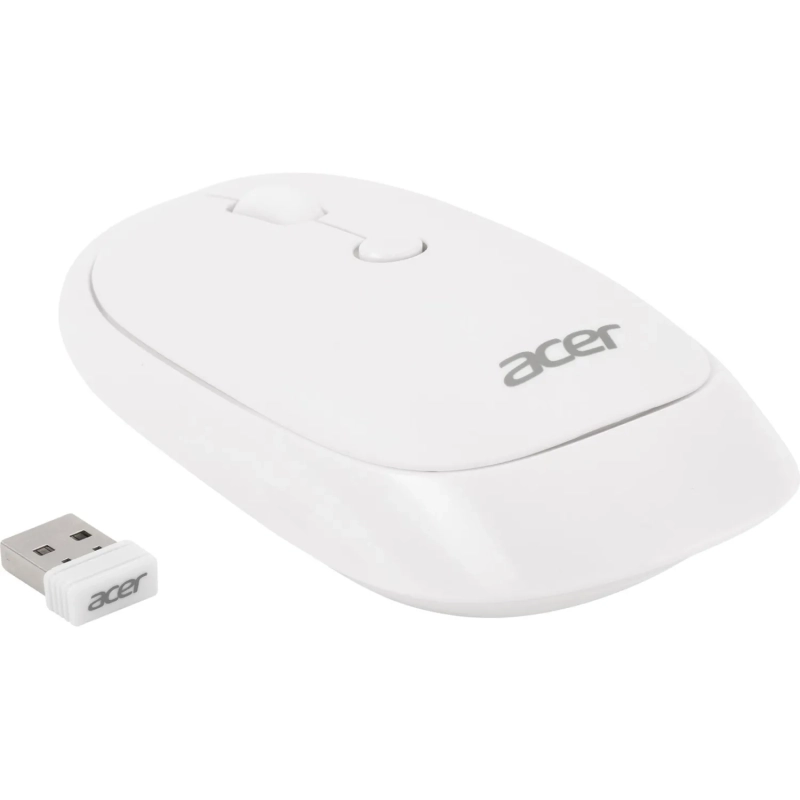 Мышь компьютерная Acer OMR138 белый (1600dpi) WLS USB (4кн) (ZL.MCEEE.01L)