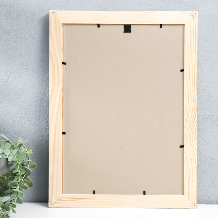 Фоторамка сосна с32 0033 25х35 см (пластиковый экран) Фоторамка сосна с32 0033 25х35 см (пластиковый экран)