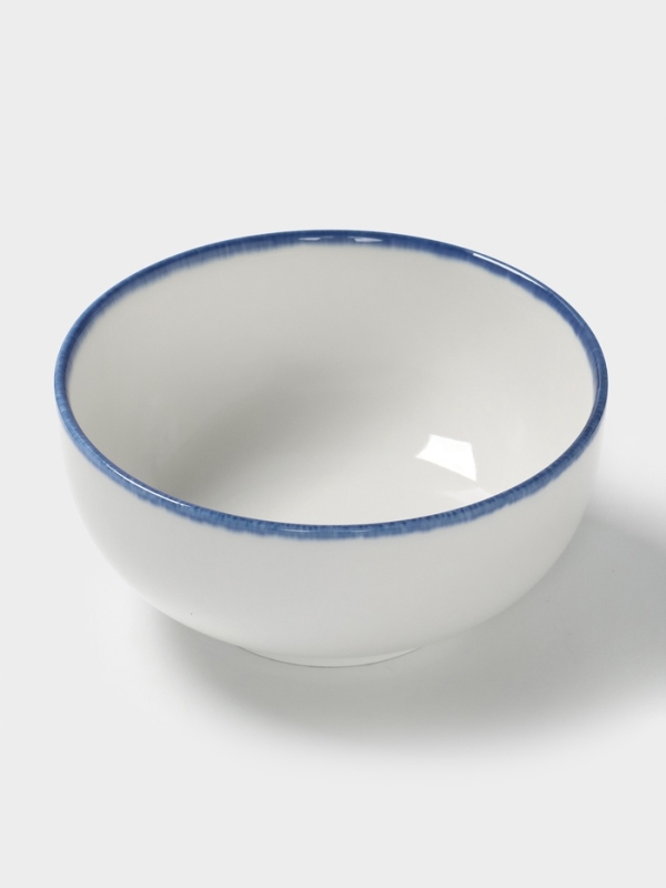 Салатник "Blue Lagoon" Magistro 15см, 14,6х6,7, цвет белый, синий