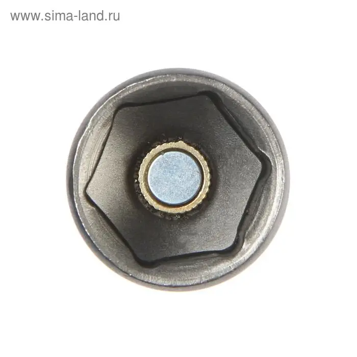 Бита с торцевой головкой ТУНДРА, сталь CrV, магнит, 17&times;65 мм