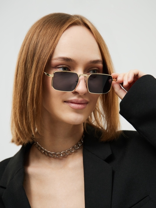 Очки солнечные, uv 385, черная линза Очки солнечные, uv 385, черная линза