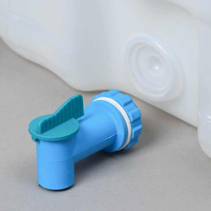 Канистра-умывальник, пищевая, 15 л, белая