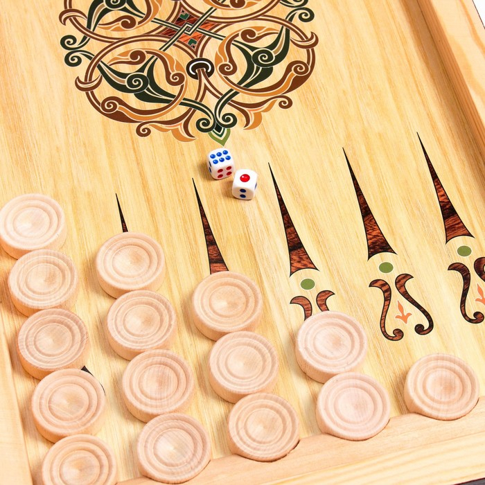 Нарды средние «Россия» 50 × 50 см Нарды средние «Россия» 50 × 50 см