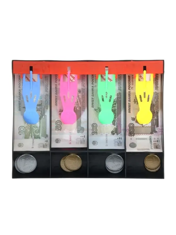 Игровой набор &laquo;Мой магазин&raquo;: пластиковая касса, монеты, деньги (рубли)